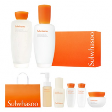 설화수 자음수 150ml + 자음유액 125ml + 순행클렌징폼 50ml + 윤조에센스 8ml + 자음수 15ml + 자음유액 15ml + 탄력크림 5ml + 쇼핑백세트
